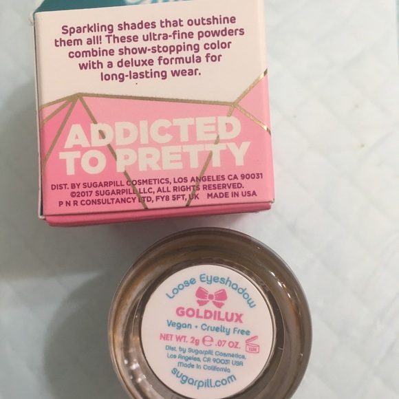Sugarpill Goldilux Loose Pigment EyeShadow BNIB - Picture 9 of 14